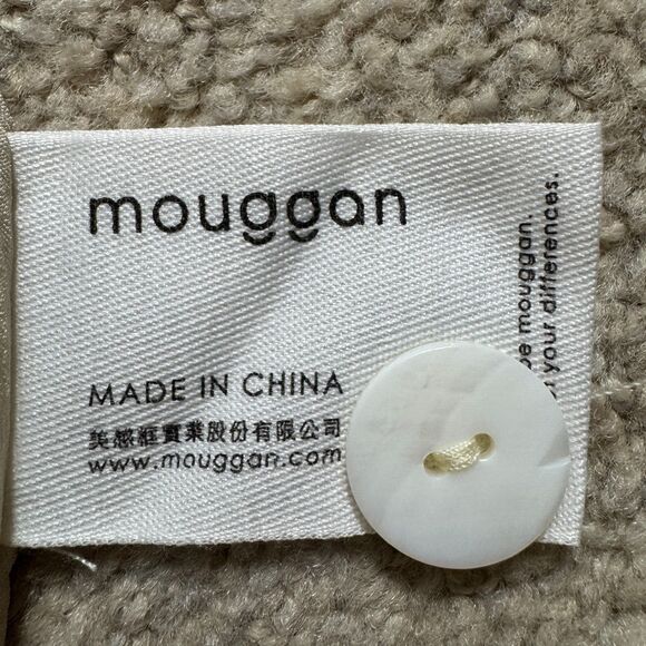 Mouggan Womens Ivory Hemp Blend Semi Lined Formal/Dress Wide Leg Pants Large NWT - Picture 12 of 15